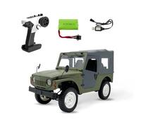1:10 Scale 4WD Rock Crawler Remote Control Car, High-Simulation RC Off-Road Vehicle with Magnetic Doors, Detachable Roof & Night Lights for Teens & Adults