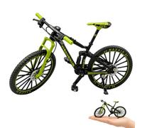 1:10 Scale Mini Finger Mountain Bike, Green Alloy Simulation Bicycle Model | 1:10 Scale Mini Finger Mountain Bike, Green Alloy Simulation Bicycle Model, Portable Finger Movement Training Ornament
