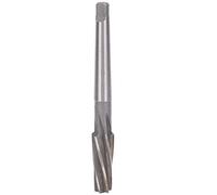 1:10 Taper Shank Machine Reamer, Spiral High Speed Steel Reamer with Sharp Cut, 12mm Small to 16mm Large Shank, 40mm Blade Length for Precision Mold and Handicraft Reaming