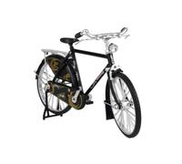 1: 10 Vintage Alloy Bicycle Model Ornament for Home Table Display | 18x6x11cm Scale, Stable Stand, Bright Wear-Resistant Coating, Creative Craft for Parents, and Mini Houses
