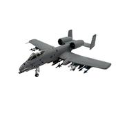 1/100 For A10 A-10A A10A Attack Aircraft Fighter Die-Cast Metal Airplane Model Desktop Display Model Building Kit