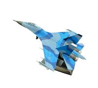 1/100 For Soviet Union Russia Su27 Su-27 SU-35 Fighter Alloy Mini Aircraft Model Space Display Model Building Kit(Blue A)