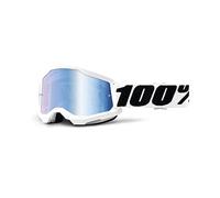 MOUNTAIN BIKE GOGGLES 100% STRATA 2 MOTOCROSS MX 100 PERCENT MIRROR / CLEAR