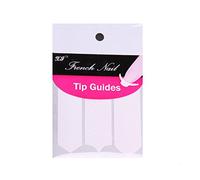 1/100 Pack French Stencil Nail Art Form Fringe Guides Manicure Sticker Tips Tape False Nails With Kiss