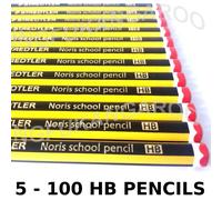 STAEDTLER Noris HB Yellow/Black Barrel Graphite Pencil, Pack of 12