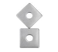 1-100Pcs 304 Stainless Steel Enlarged And Thickened Square Washer Metal Flat Washer M1.2-M24(M12X40X2 5pcs)
