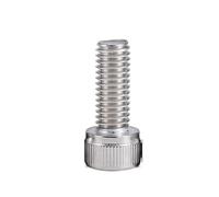 1-100pcs DIN912 304 Stainless Steel Hexagon Socket Cap Head Screw Bolt M1.6 M2 M2.5 M3 M4 M5 M6 M8 M10 M12 Metric Machine(20mm,M4 (10 Pcs))