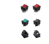 1~100pcs KCD4 Seiries Rocker Switch Electric equipment Toys 16A 250V / 20A 125VAC(SKY BLUE,8 pieces)