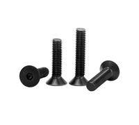 1-100pcs M1.6/M2/M2.5/M3/M4/M5/M6/M8/M10/M12 High Strength Carbon Steel Countersunk Head Hexagon Socket Screws, M3x18mm(20pcs)