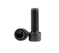1-100pcs M1.6/M2/M2.5/M3/M4/M5/M6/M8/M10/M12/M14/M16/M18/M20/M22/M24 12.9 Grade High-strength Carbon Steel Fully Threaded Cylindrical Head Hexagon Socket Screws, M4x14mm(50pcs)