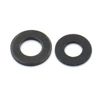 1-100pcs M2 /2.5/3 /4/5 /6/8 /10/12 /14/16 /18/20 /22-/45 Grade 8.8 Black Carbon Steel Flat Washer DIN125(M33x60x5 x 2pcs)