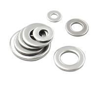 1-100pcs Stainless Steel Washers M2 .5 M3 M4 M5 M6 M8 M10 M12 M14 M16 M18 M20 M22 M27 Plain Washer Gaskets DIN125 Flat