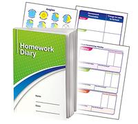 1 104 Page Green Homework Diary A5 Primary Teaching Services