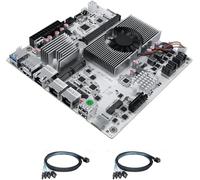 1 * 10G 2*i226-V 2.5G 3LAN N350 NAS Motherboard 8*SATA3.0(2*SFF 8643) 2*M.2 NVMe 1*DDR5 PCI-E x4 Slot USB3.2+Type-C 10Gbp Soft Router ITX Mainboard M.2 E_Key WiFi HDMI/DP1.4 Supports 4K@60Hz