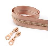 1-10M 5# Nylon Zippers by Meter Garment Bag Zipper Slider Puller Shoes Zips Pull Repair Kits DIY Clothes Sewing Accessories(Multi,3.0M)