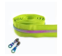 1-10M 5# Nylon Zippers by Meter Garment Bag Zipper Slider Puller Shoes Zips Pull Repair Kits DIY Clothes Sewing Accessories(Violet,2M)