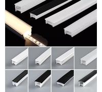 1-10M Recessed Black Led Neon Rope Tube 10/20/30Mm Flexible Silicone Strip Led Channel Diffuser Cover Soft Tape Ribbon Light