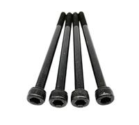 1/10pc M3 M4 M5 M6 M8 Black Grade 12.9 Steel Lengthened Long Allen Hexagon Hex Socket Cap Head Screw Bolt Half Thread L=30-300mm(300MM_M8 10PCS)