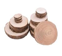 1-10pcs 3-12cm Natural Pine Round Unfinished Wood Slices Circles Log Discs DIY Painting Rustic Wedding Party Wooden Crafts(5 6cm 5pcs)