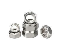 1/10pcs 304/316 Stainless Steel All Metal Insert Self Locking Hexagon Lock Nut M3 M4 M5 M6 M8 M10 M12 M14 M16(3pcs M12(304))