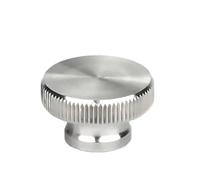 1-10PCS 304 Stainless Steel Hand Nut GB806 High Head Knurled Thumb Nut Advertising Decorative Nail M2 M2.5 M3 M4 M5 M6 M8 M10(Blind hole,M6 2pcs)