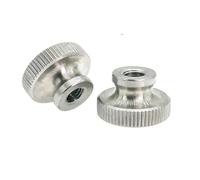 1-10PCS 304 Stainless Steel Hand Nut GB806 High Head Knurled Thumb Nut Advertising Decorative Nail M2 M2.5 M3 M4 M5 M6 M8 M10(Blind hole,M4 5pcs)