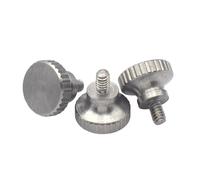 1-10pcs 304 Stainless Steel Knurled Thumb Screw Bolt GB834 Hand Tighten Screw M2 M3 M4 M5 M6 M8 M10 M12(M8(2pcs),40mm)