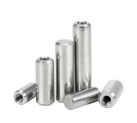 1~10pcs 304 Stainless Steel Molding Embedded Internal Thread Bearing Cylindrical Position Roll Dowel Pin M2 .5 M3 M4 M5 M6 M8(M4x16xM3(10pcs))