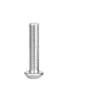 1-10pcs 316 Stainless Steel Round Head Hexagon Socket Head Cap Screws Half Round Cup Head Hexagon Bolts M3 M4 M5 M6 M8 M10(45mm,M10-1pcs)