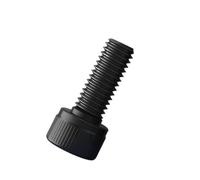 1-10pcs Black Hexagon Hex Socket Cap Head Screw Left Thread Bolts M4 M5 M6 M8 M10 M12 M16 12.9 Grade Carbon Steel DIN912(M6x16mm(5pcs))