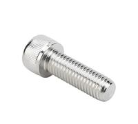 1/10pcs Cup Head Hex Hexagon Socket Screw Bolt M2/M8 12.9 Grade Carbon Steel Nickel Plated Cylindrical Allen DIN912(M2-10pcs,14mm)