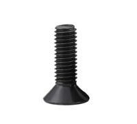 1-10pcs Grade 10.9 Black Steel Hexagon Hex Socket Countersunk Flat Head Screw Bolt(3-8-16x1-1-2(2pcs))