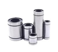 1/10PCS LM8UU LM10UU LM16UU LM12UU Linear Ball Bearing Linear Bushing 8mm Rods Liner Rail Linear Shaft Parts DIY CNC 3D Printer IDGTTLDF(10 pcs,LM12LUU)