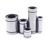1/10PCS LM8UU LM10UU LM16UU LM12UU Linear Ball Bearing Linear Bushing 8mm Rods Liner Rail Linear Shaft Parts DIY CNC 3D Printer(10 pcs,LM8LUU)