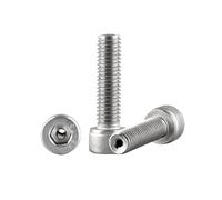 1-10pcs M2.5/M3/M4/M5/M6/M8/M10/M12/M16 304 Stainless Steel Cylindrical Head Hexagon Socket Screws with Vent Holes, M2.5x20mm