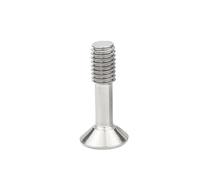 1-10PCS M2 .5 M3 M4 M5 M6M8 Hex Socket Head Countersunk Anti-Loosening Bolts 304 Stainless Steel Flat Half Tooth Screw Bolt(M6x35mm(2Pcs))