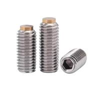 1-10pcs, M2 M2.5 M3 M4 M5 M6 M8 M10 M12 stainless steel hex socket brass set screw(16mm,M3 10pcs)