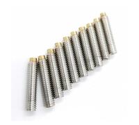 1-10pcs M2 M2.5 M3 M4 M5 M6 M8 M10 M12 Stainless Steel Hex Socket Brass Set Screw(8mm,M3 10pcs)