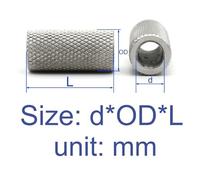 1-10pcs M2 M2.5 M3 M4 M5 ToM16 304 Stainless Steel Adjustment Nut Extended Cylindrical Flat Head Knurled Hand Screw Nut Mesh Nut(10mm,M4xOD 10mm(5pcs))