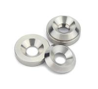 1-10Pcs M3-M10 304 Stainless Steel Countersunk Washer Solid Flat Gasket Concave And Convex Tapered Cone Conical Washers(ConeM6x15x2.8mmx10pc)