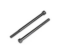 1/10pcs M3 M4 M5 M6 M8 Black Grade 12.9 Steel Lengthened Long Hex Socket Cap Head Half Thread Screw Bolt 30~300mm(120mm,1pc M5)