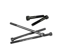 1/10pcs M3 M4 M5 M6 M8 Black Grade 12.9 Steel Lengthened Long Hexagon Hex Socket Cap Head Half Thread Screw Bolt 30~300mm(230mm,1pc M8)