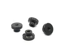 1-10Pcs M3 M4 M5 M6 M8 M10 Black plated Knurled Thumb Nut Hand Tighten Nut 3D Printers Parts Curtain Wall(M10 1pcs)