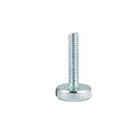 1-10pcs M3 M4 M5 M6 M8 M10 Galvanized Flat Head Knurled Hand Screw Large Round Twist Tightening Adjustment Bolt(25mm,M10 (1PCS))