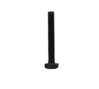 1-10pcs M5 M6 M8 M10 M12 Black Grade 8.8 Carbon Steel Metric Thread GB5783 DIN933 External Hex Hexagon Head Bolts Screws(25mm,M6 5pcs)