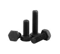 1-10pcs M5/M6/M8/M10/M12/M14/M16 High Strength Carbon Steel Full Thread Hexagon Head Machine Screws, M14x60mm(1pc)