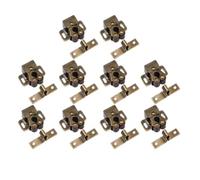 1-10PCS Magnet Cabinet Catches Door Stop Closer Stoppers Damper Buffer(Bronze 10pcs)