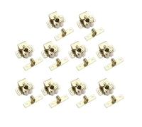 1-10PCS Magnet Cabinet Catches Door Stop Closer Stoppers Damper Buffer(Gold 10pcs)