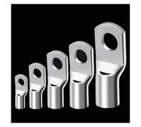 1/10PCS SC Terminal Lug Wire Connector Terminals Electric Cable Connector Ring Crimp Terminals Copper Tin-plated SC1.5-185 mm2(SC25-6,1 Piece)