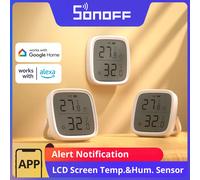 2Packs SONOFF SNZB-02D Zigbee Smart LCD Temperature Humidity Sensor App Monitor